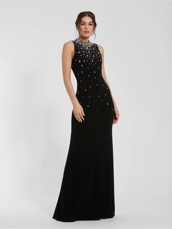 Mac Duggal Dresses & Skirts - MAC DUGGAL Black Embellished Sleeveless Gown
